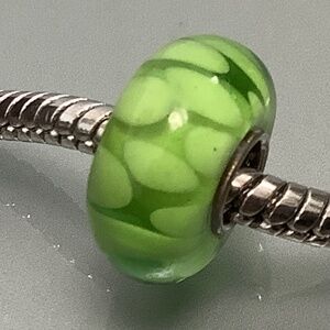 New Murano Glass Charm/Bead for Snake Chain Bracelet or Necklace